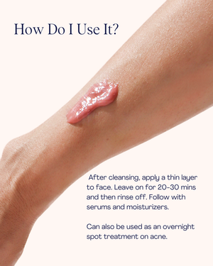 Camellia Rose Exfoliating Wash Off Mask