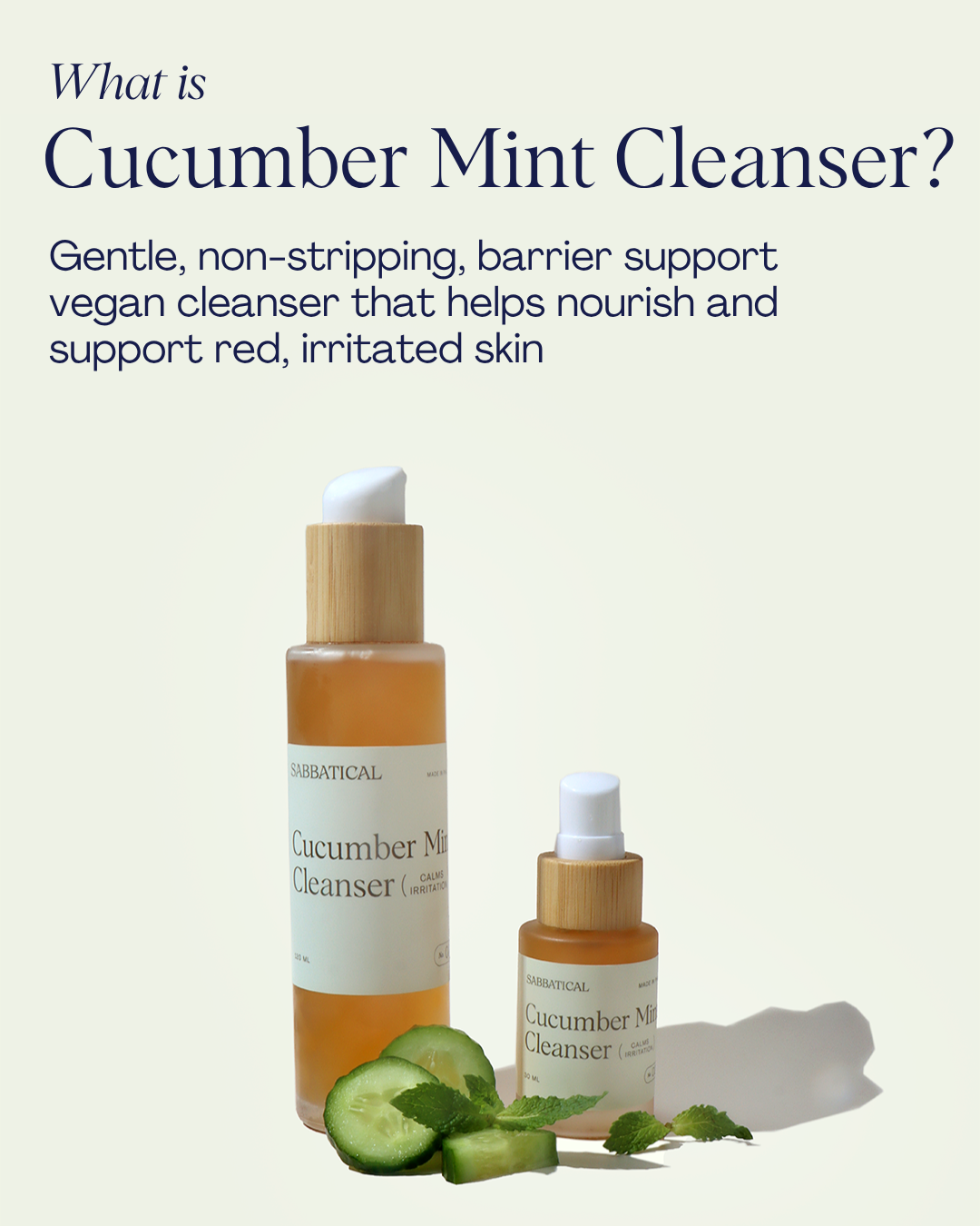 Cucumber Mint Vegan Foaming Cleanser