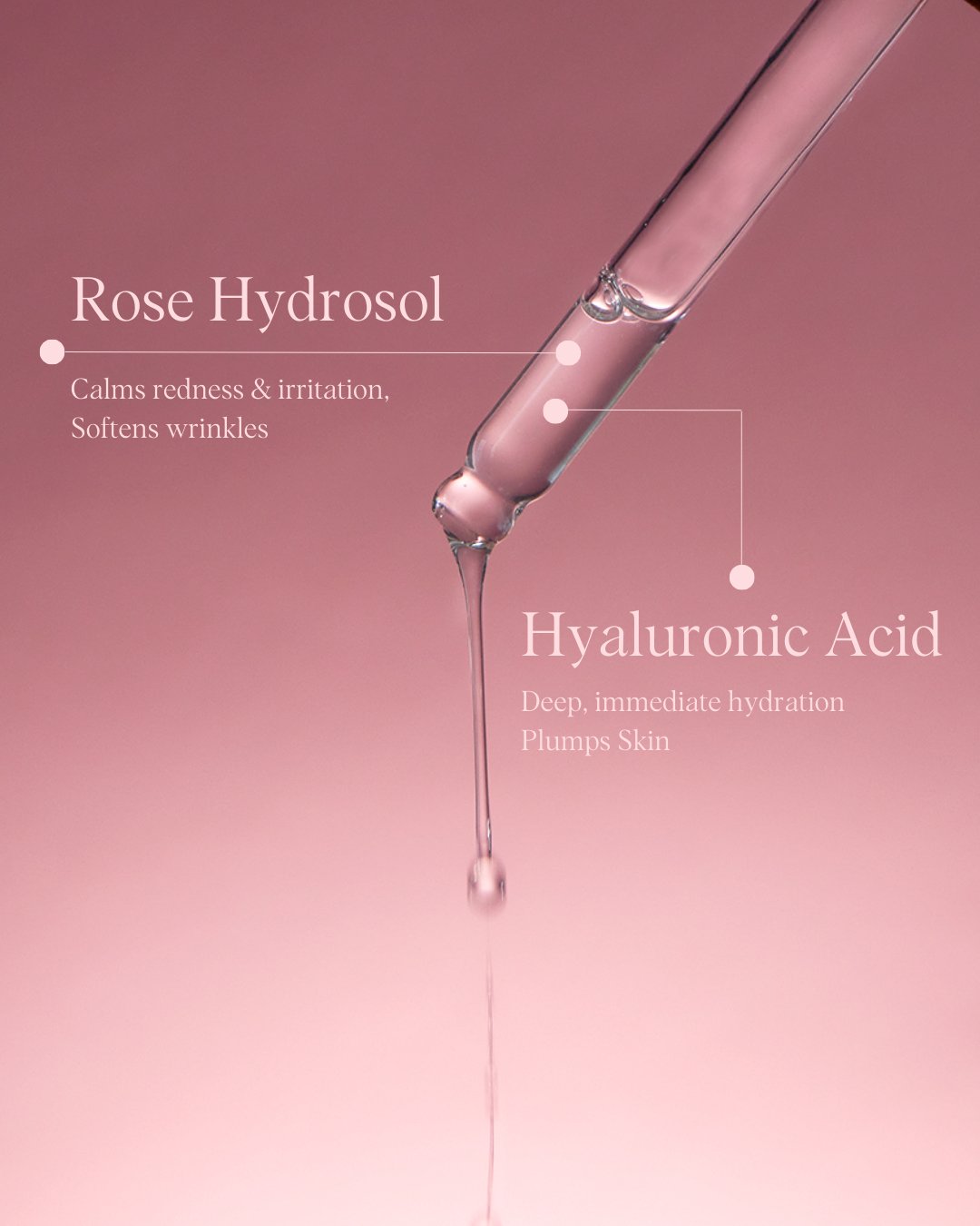 Rose & Hyaluronic Acid Serum - Sabbatical Beauty