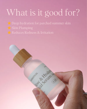Rose & Hyaluronic Acid Serum - Sabbatical Beauty