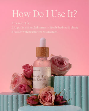 Rose & Hyaluronic Acid Serum - Sabbatical Beauty