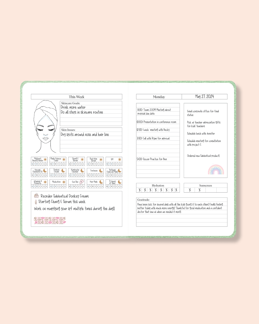 Simply Gilded Sun & Moon Stickers - Sabbatical Beauty